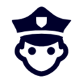icona d'un policia