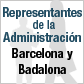 Representantes de la Administración en Barcelona