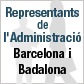 Representants de l’Administració a Barcelona i Badalona