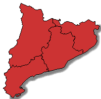 Mapa acolorit segons els resultats de la candidatura