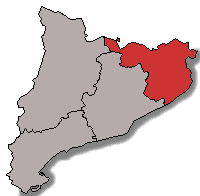 Mapa acolorit segons els resultats de la candidatura