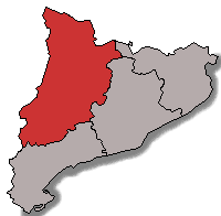 Mapa acolorit segons els resultats de la candidatura