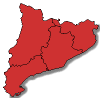 Mapa coloreado por circunscripciones segn la participacin en primer avance comparado con la de la convocatoria anterior